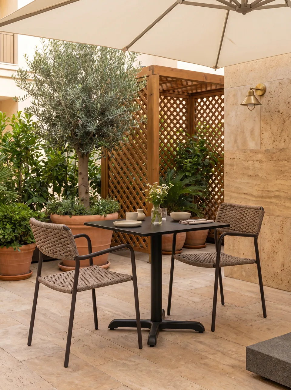 Conjunto de terraza Cuerda view 2