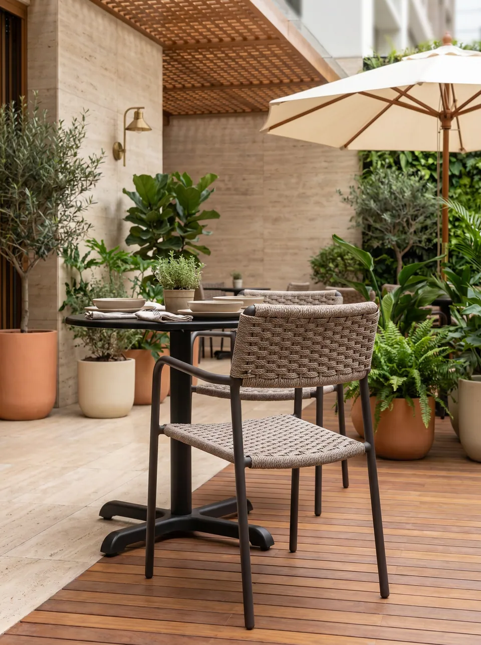 Conjunto de terraza Cuerda view 6